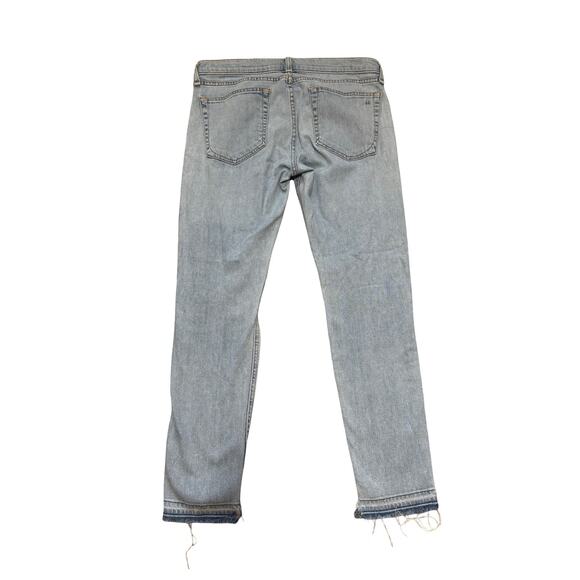 Rag & Bone Dre Distressed Capri Boyfriend Jeans Size 27 Mid Rise Crop - Picture 4 of 5